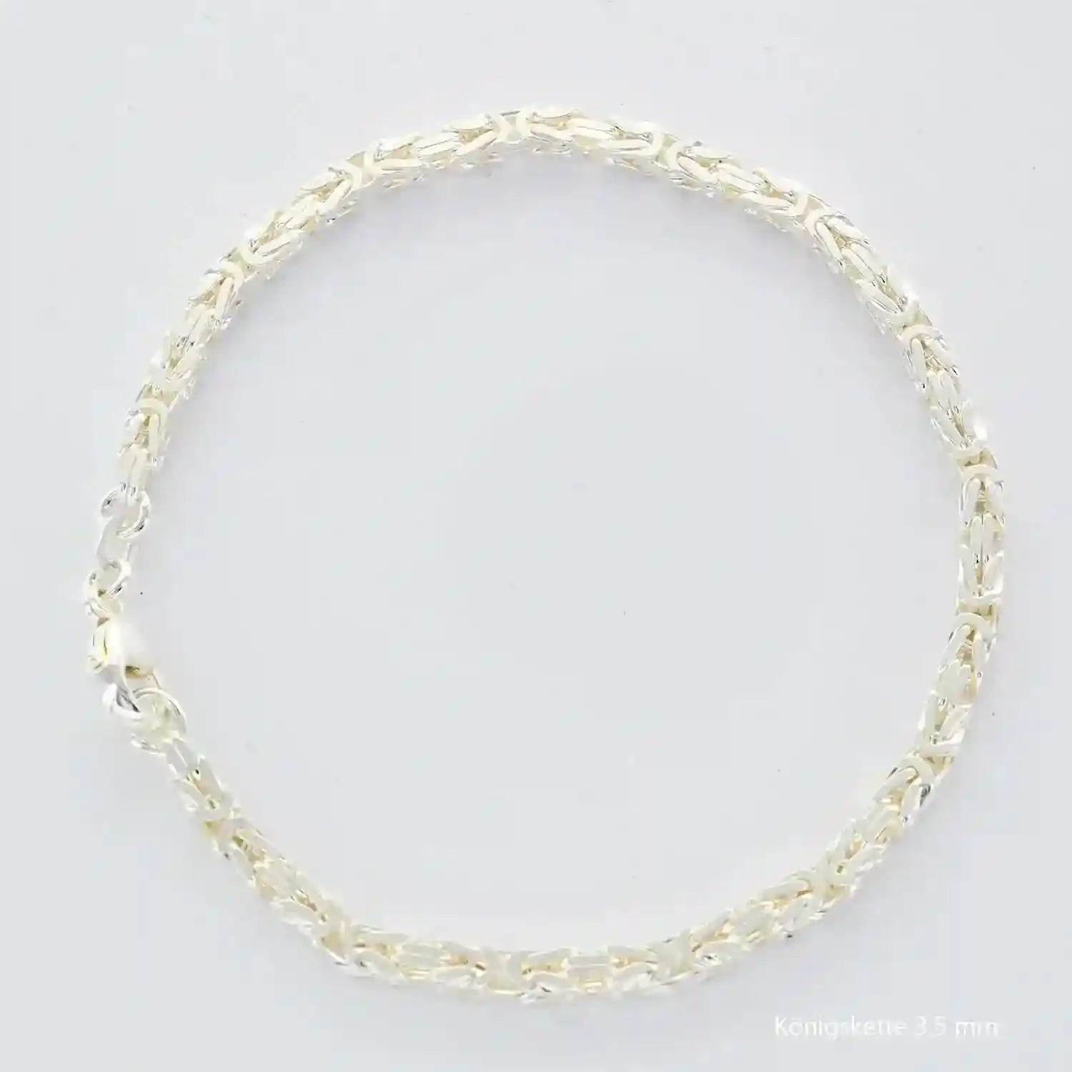 Königskette Halskette oder Armband Breite 3,5 mm - massiv 925 Sterlingsilber Auswahl - Firma Holzenplotz - Silberketten-Goldketten.de 