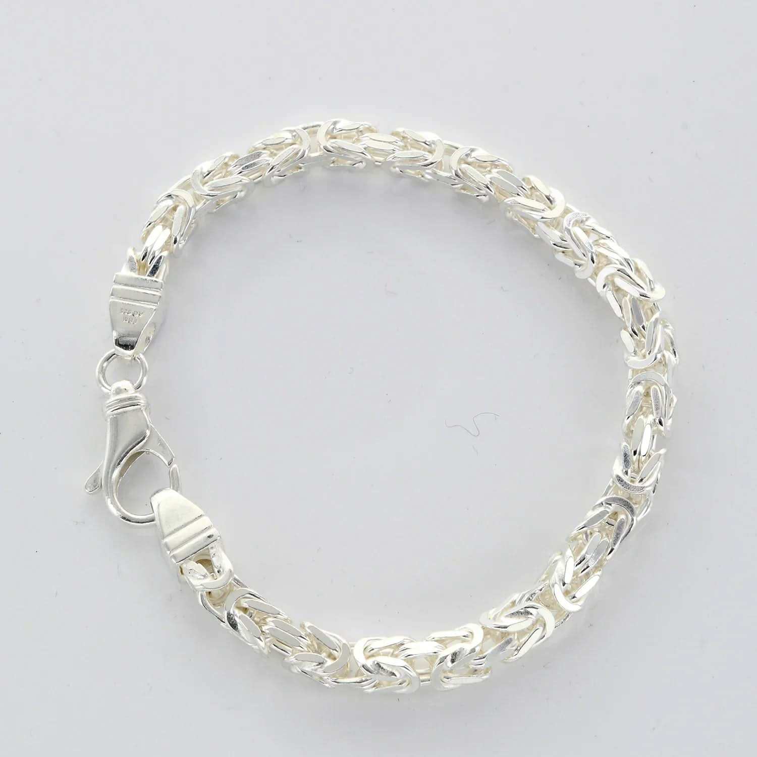 Königskette Halskette oder Armband Breite 5,1 mm - massiv 925 Sterlingsilber Auswahl