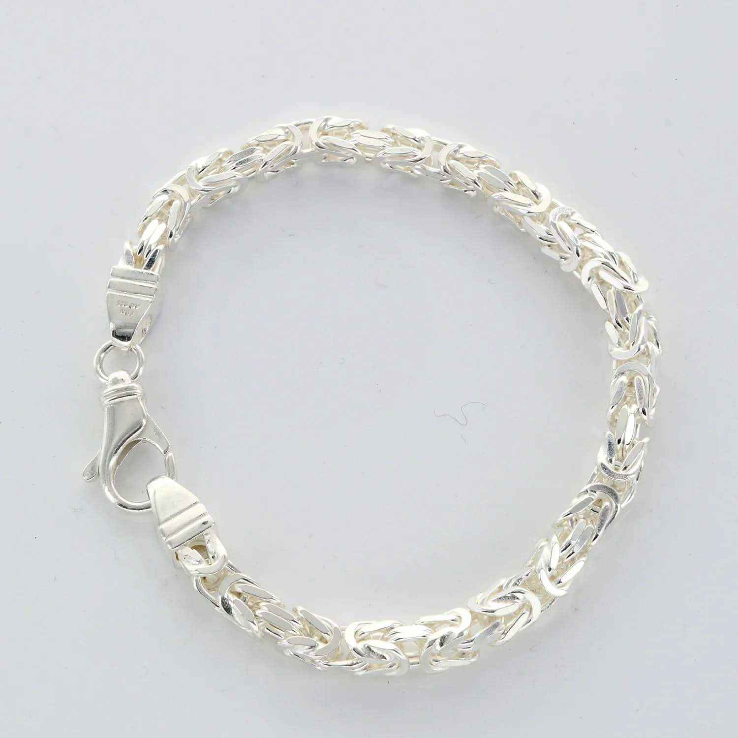 Königskette Halskette oder Armband Breite 5,1 mm - massiv 925 Sterlingsilber Auswahl - Firma Holzenplotz - Silberketten-Goldketten.de 