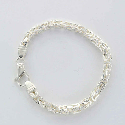 Königskette Halskette oder Armband Breite 5,1 mm - massiv 925 Sterlingsilber Auswahl - Firma Holzenplotz - Silberketten-Goldketten.de 