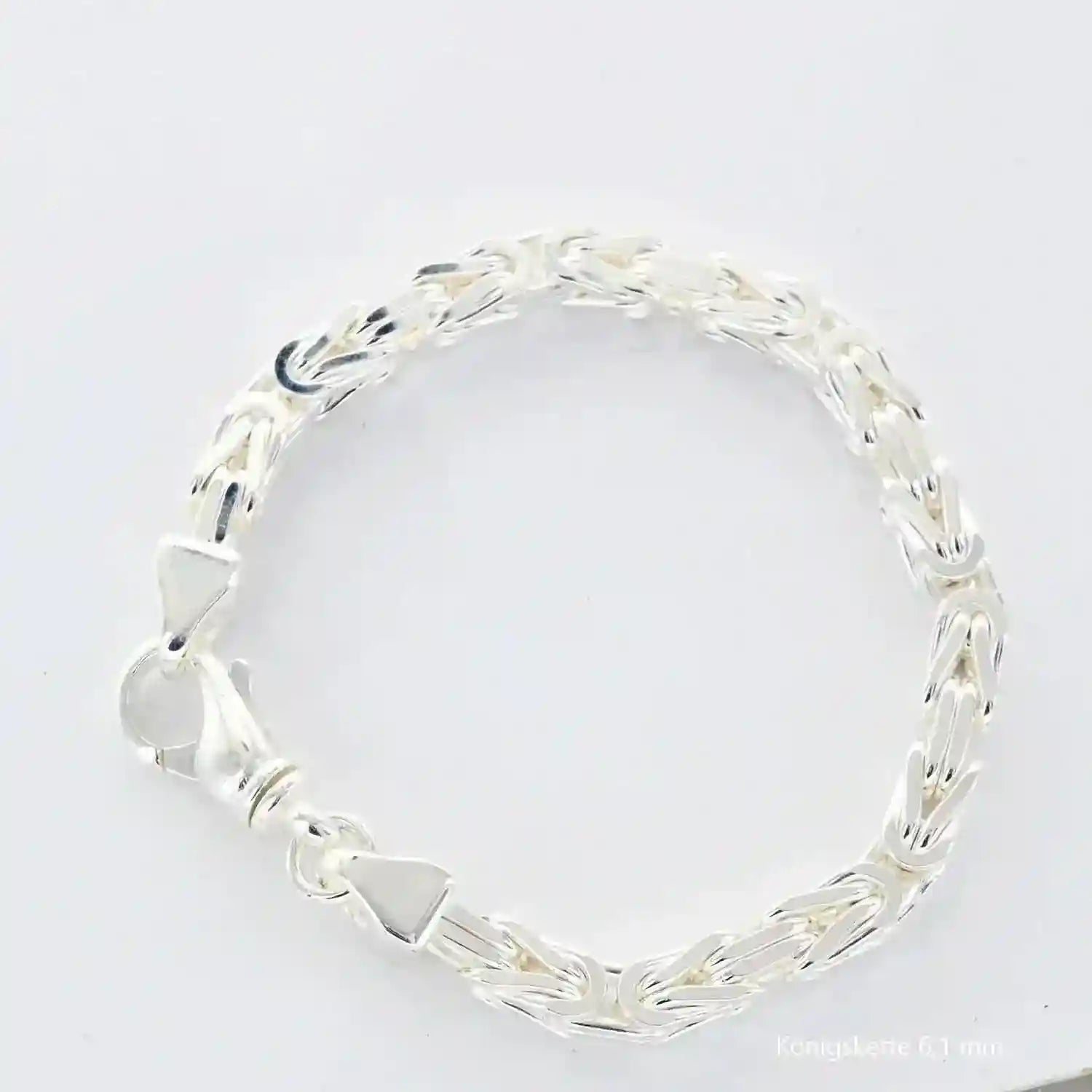 Königskette Halskette oder Armband Breite 6,1 mm - massiv 925 Sterlingsilber Auswahl - Firma Holzenplotz - Silberketten-Goldketten.de 