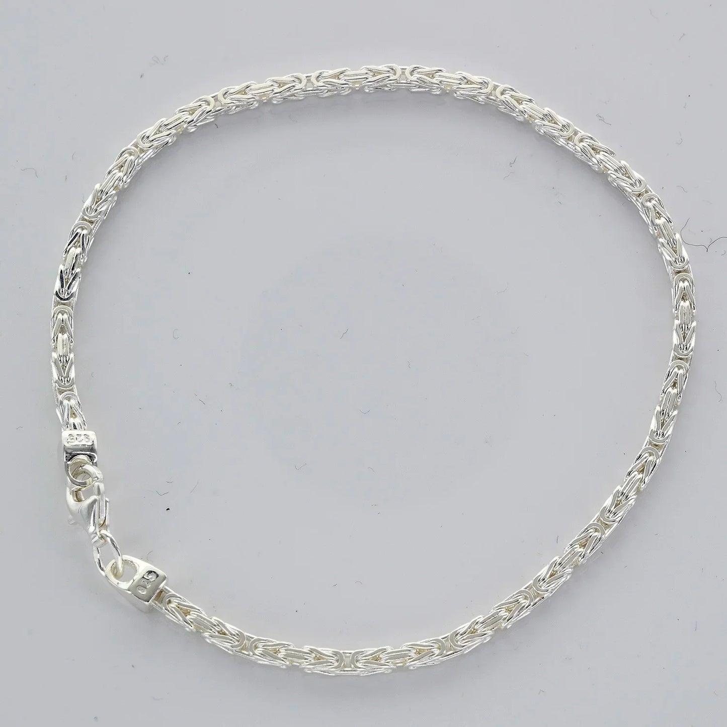 2,4 mm 21 cm 925 Sterlingsilber Königskette massiv Silber hochwertige Armkette 7,5 g