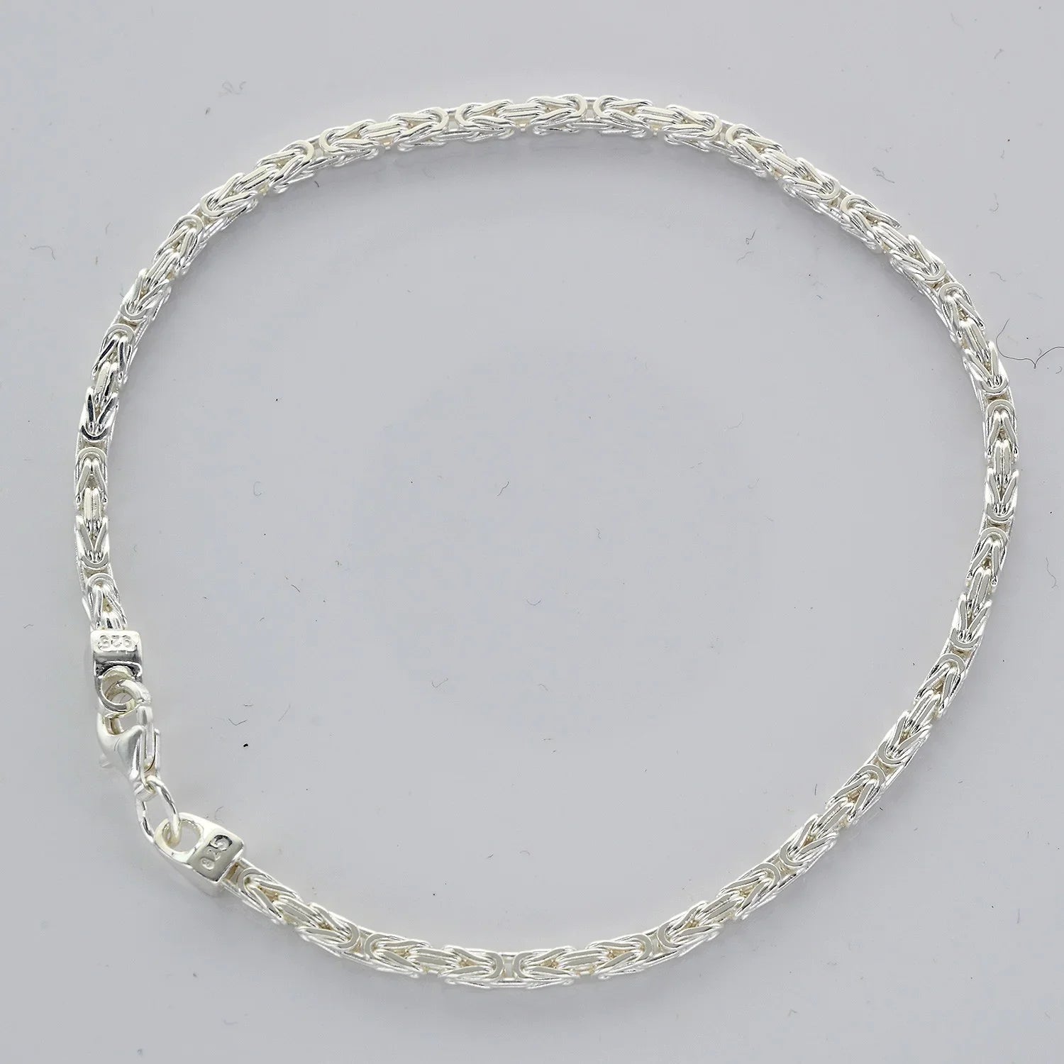 2,4 mm 21 cm 925 Sterlingsilber Königskette massiv Silber hochwertige Armkette 7,5 g