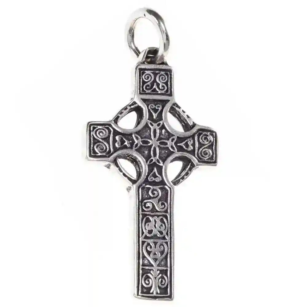 Kreuz Celtic Schmuck Anhänger 925er Silber - Kreuze - 42x19mm