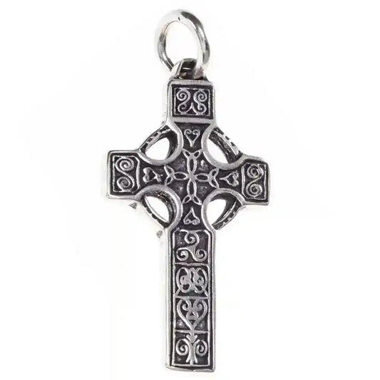 Kreuz Celtic Schmuck Anhänger 925er Silber - Kreuze - 42x19mm - Firma Holzenplotz - Silberketten-Goldketten.de 
