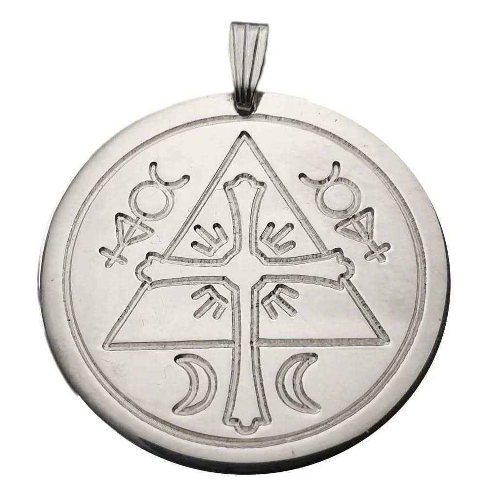 Kreuz Dreieck 35mm Amulett Schmuck Anhänger Durchmesser 35 mm