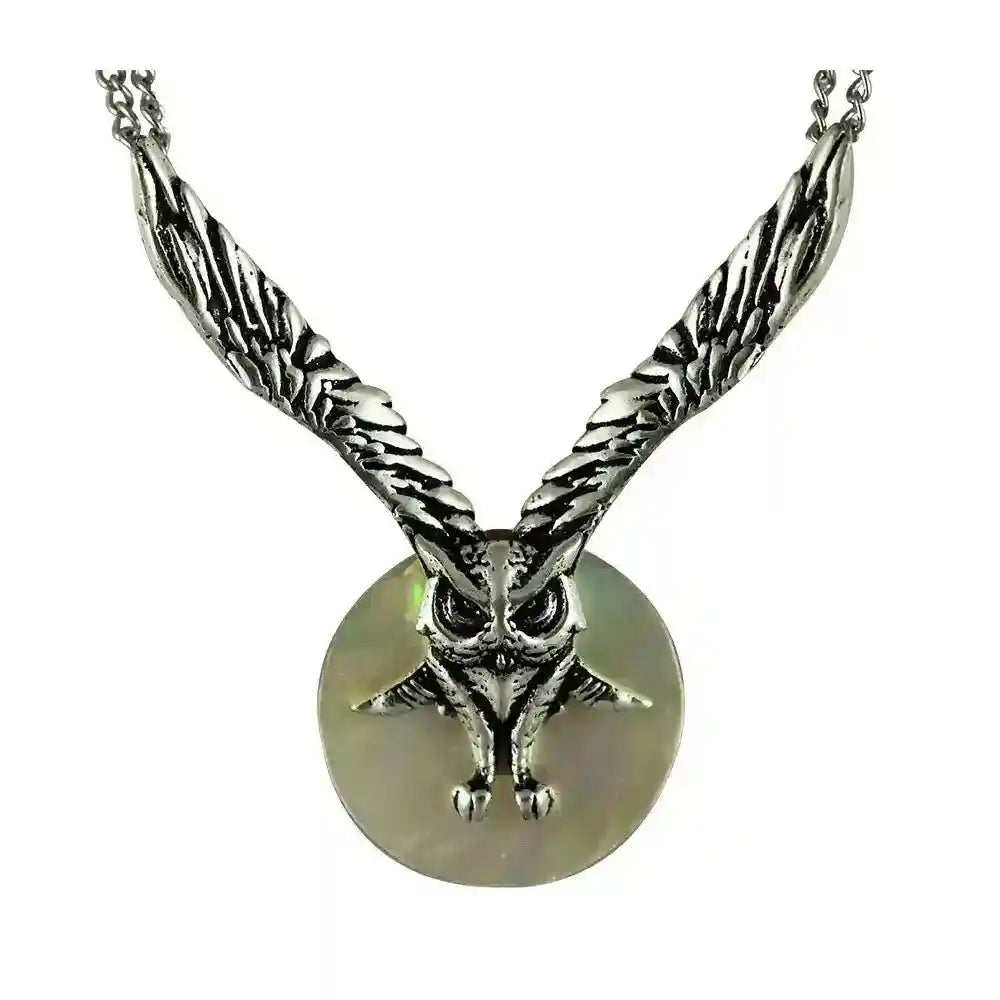 Lammas Mondeule Schmuck Anhänger Magische Tiere Hexen Magier 4 x 4,3 cm + Kette