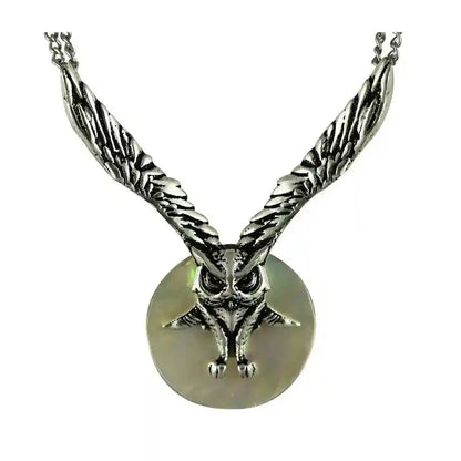 Lammas Mondeule Schmuck Anhänger Magische Tiere Hexen Magier 4 x 4,3 cm + Kette