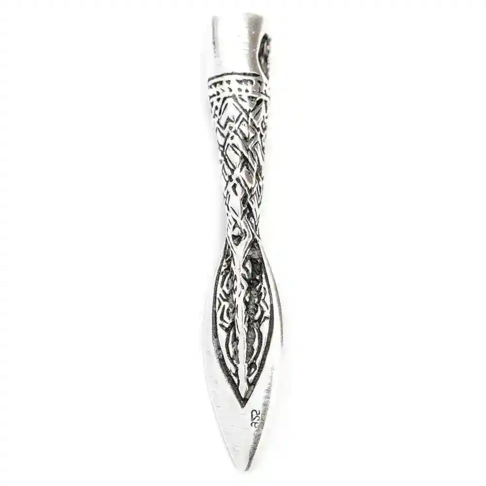 Lanze Schmuck Anhänger 925er Silber 41x7mm