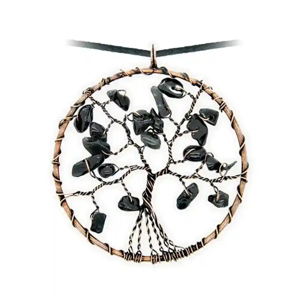 Lebensbaum Onyx Schmuck Anhänger Baum des Lebens