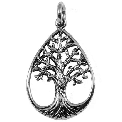 Lebensbaumamulett groß Schmuck Anhänger 925er Silber - Lebensbaum - 35x25mm