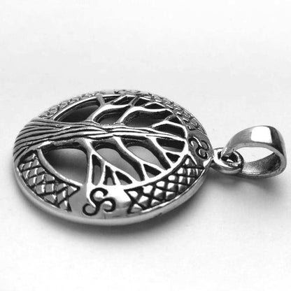 LebensbaumSchmuck Anhänger Baum Triskel 925er Silber 24 mm Durchmesser - Firma Holzenplotz - Silberketten - Goldketten.de