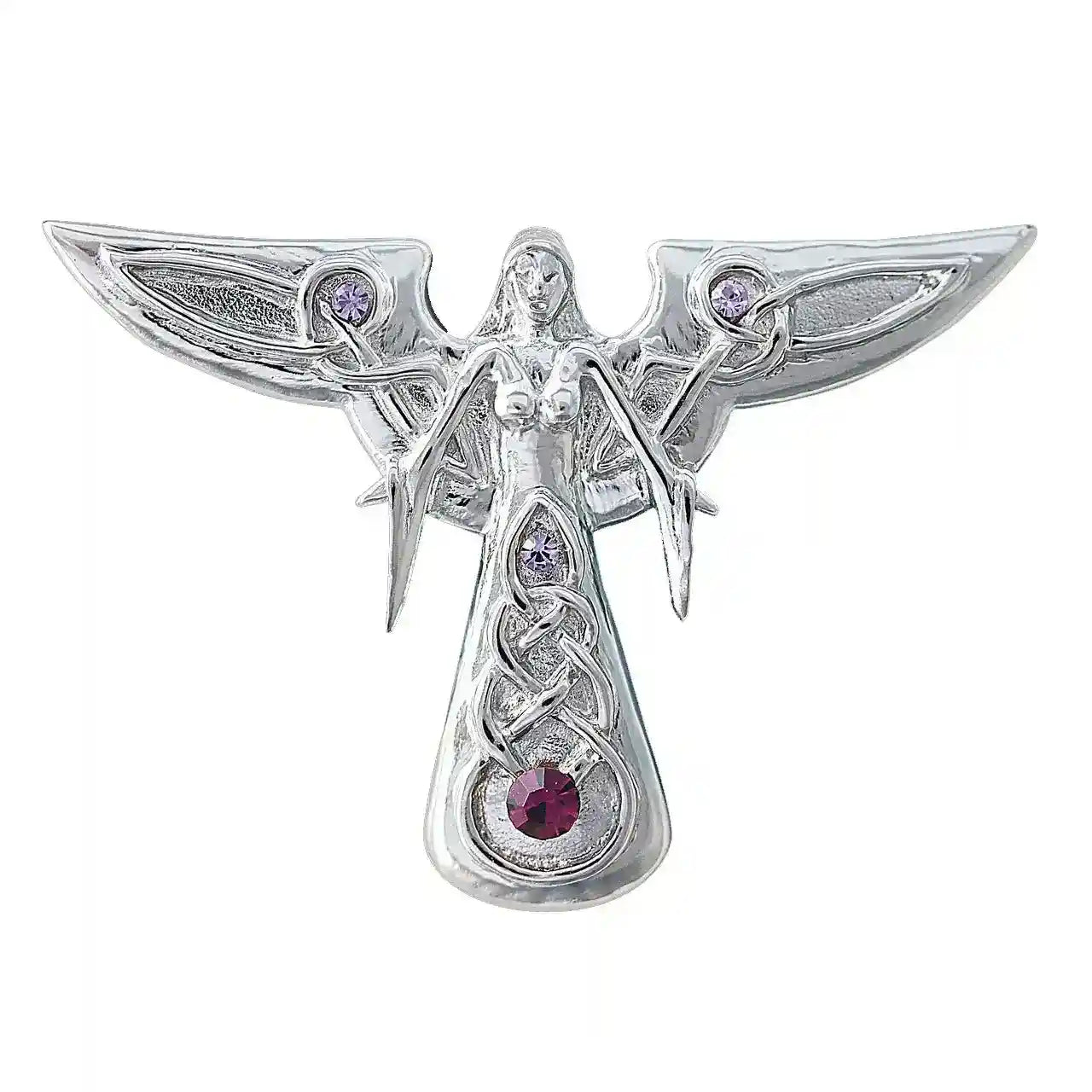 Leora Celeste Anhänger + Kette 925er Silber - Fantasie - 41x27mm