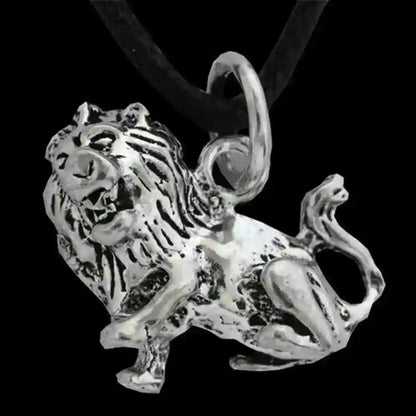 Löwe Schmuck Anhänger 925er Silber 15x15mm (mit Aufhängering)