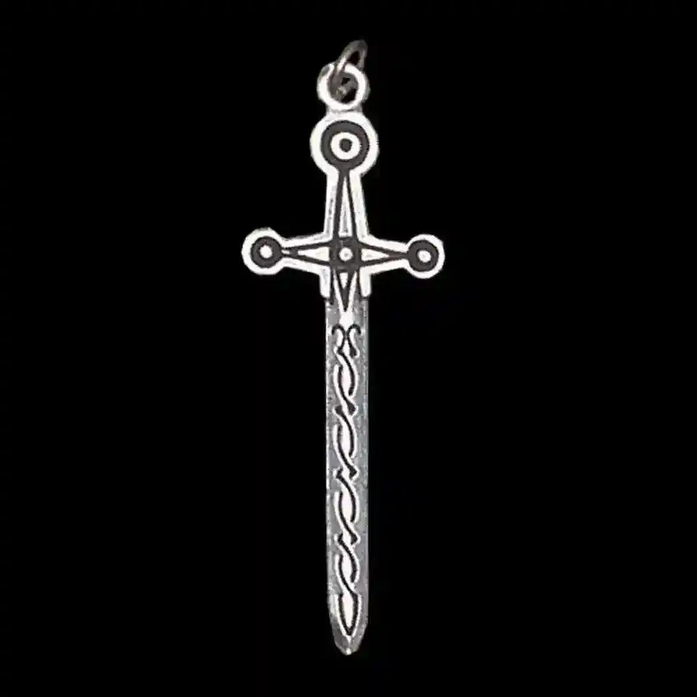 Lughnasagh Schmuck Anhänger 925er Silber - keltische Sternzeichen - 45x15mm