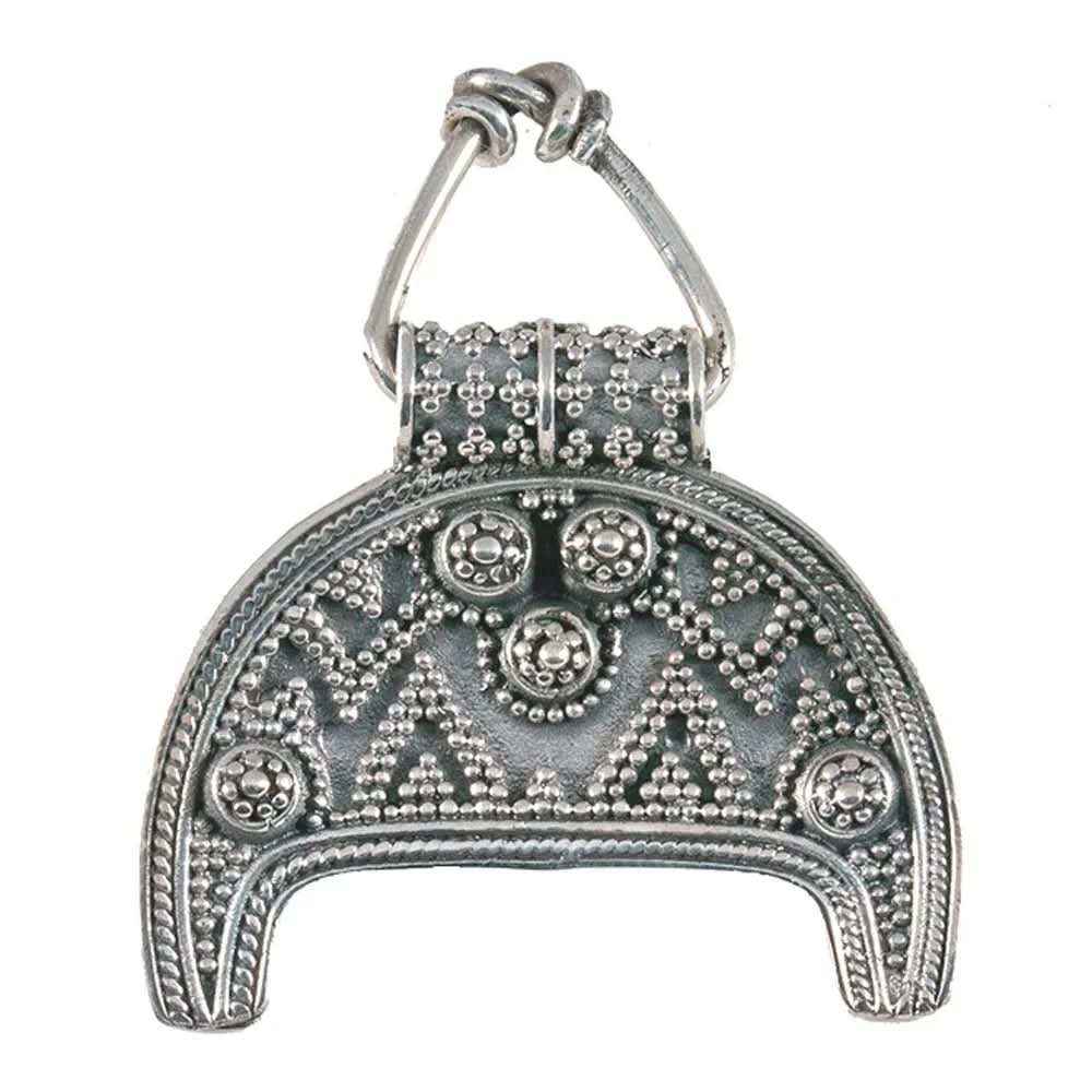 Luna Anhänger Schmuck Anhänger 925er Silber - Wikinger - 36x43mm