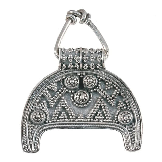 Luna Anhänger Schmuck Anhänger 925er Silber - Wikinger - 36x43mm - Firma Holzenplotz - Silberketten - Goldketten.de