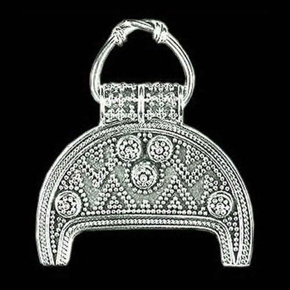 Luna Anhänger Schmuck Anhänger 925er Silber - Wikinger - 36x43mm