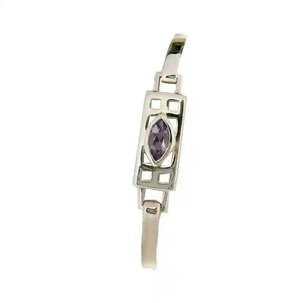 Mackintosh, Armreifen 925er Silber mit Stein Amethyst