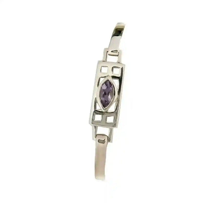 Mackintosh, Armreifen 925er Silber mit Stein Amethyst