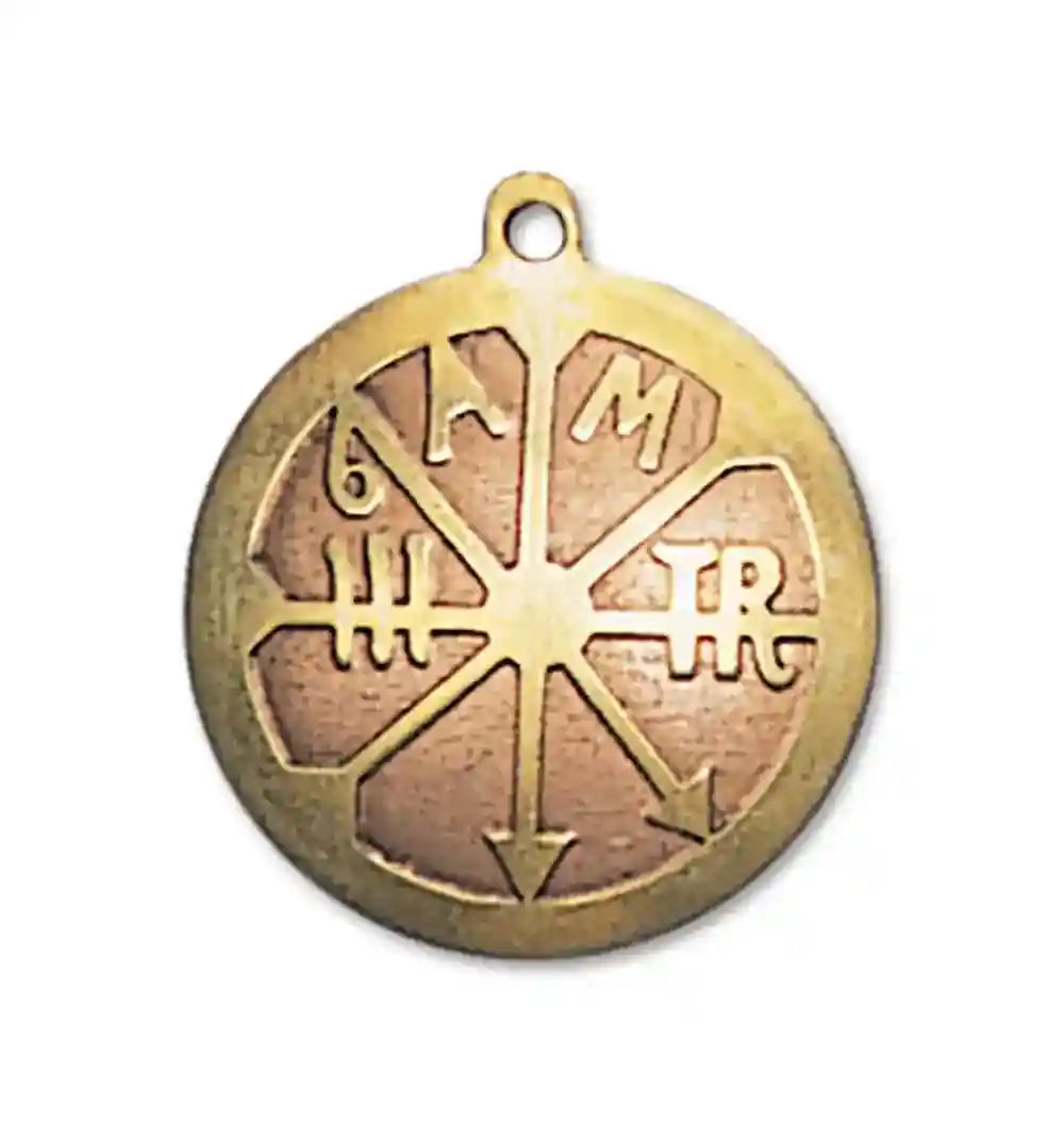 magischer Talisman 34 Anhänger Schmuck 27x25mm