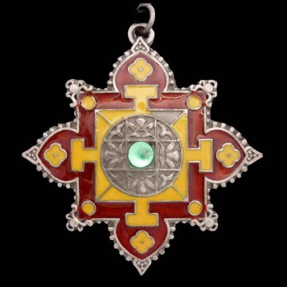 Mandala Anhänger Schmuck - Buddha - 50x48mm