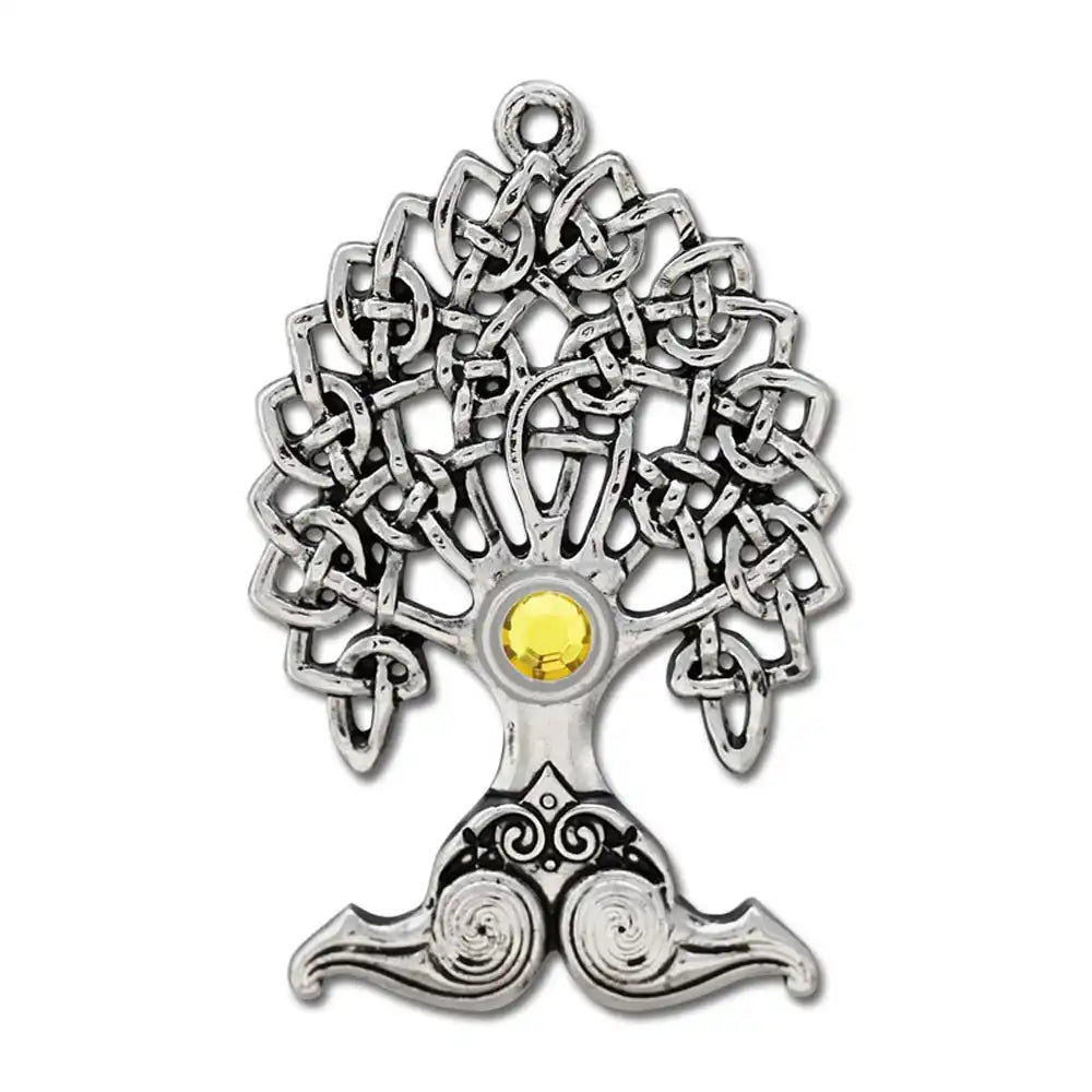 Merlins Eiche Mythische Kelten Baum Knoten Schmuck Anhänger Amulett - Firma Holzenplotz - Silberketten - Goldketten.de