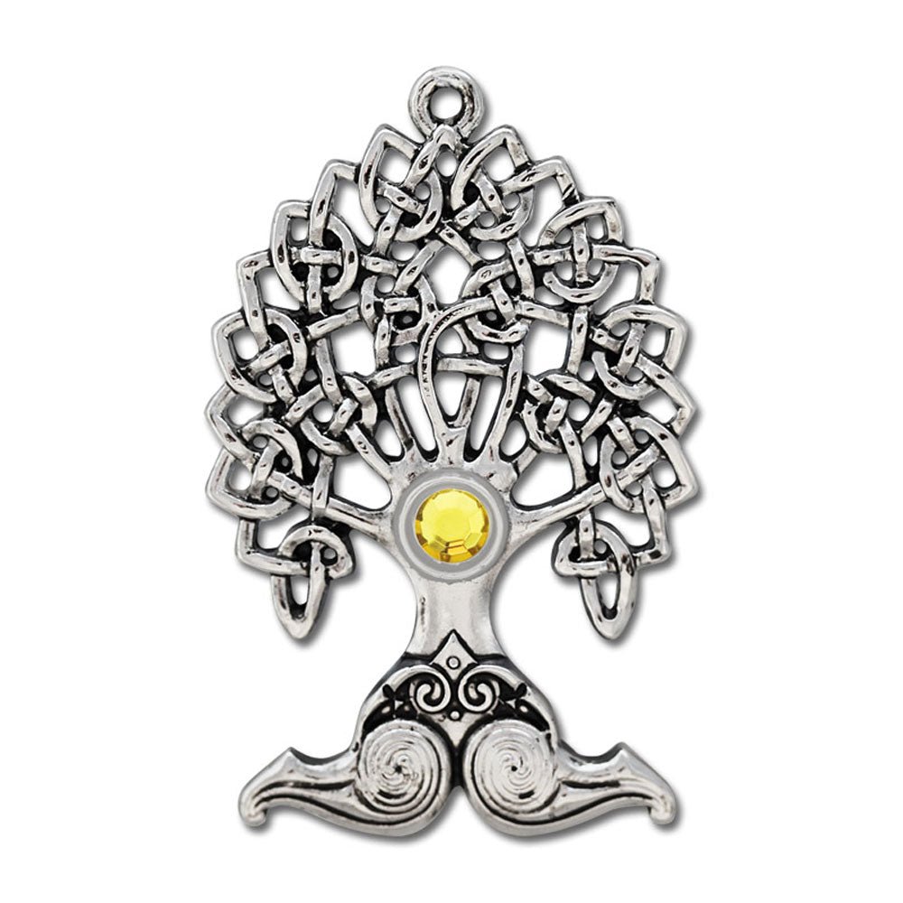 Merlins Eiche Mythische Kelten Baum Knoten Schmuck Anhänger Amulett - Firma Holzenplotz - Silberketten - Goldketten.de
