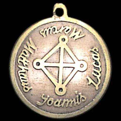 Messing-Kupfer Amulett Anhänger Schmuck 27x24mm