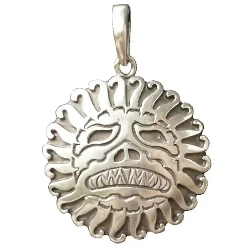 Mitras Sonnengott Schmuck Anhänger 925er Silber Durchmesser: 27mm