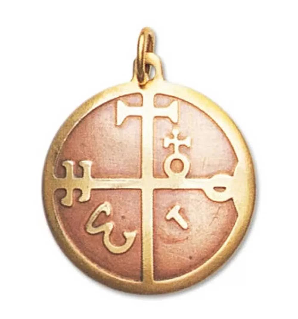 mittelalt. Magische Zeichnung - Modern - 27x24mm - Firma Holzenplotz - Silberketten - Goldketten.de