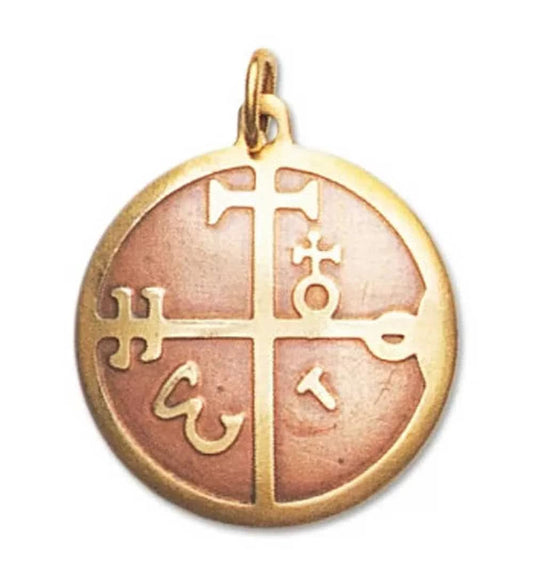 mittelalt. Magische Zeichnung - Modern - 27x24mm - Firma Holzenplotz - Silberketten - Goldketten.de