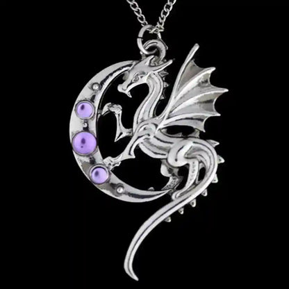 Mond-Drache Mythische Kelten  Schmuck Anhänger Amulett Talisman