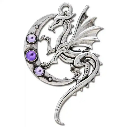 Mond-Drache Mythische Kelten  Schmuck Anhänger Amulett Talisman