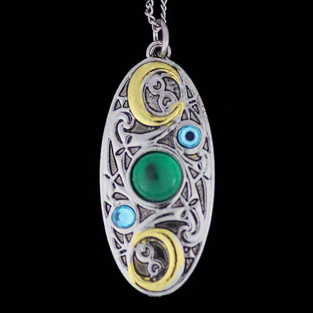 Mond-Schild Mythische Kelten  Knoten Schmuck Anhänger Amulett Talisman
