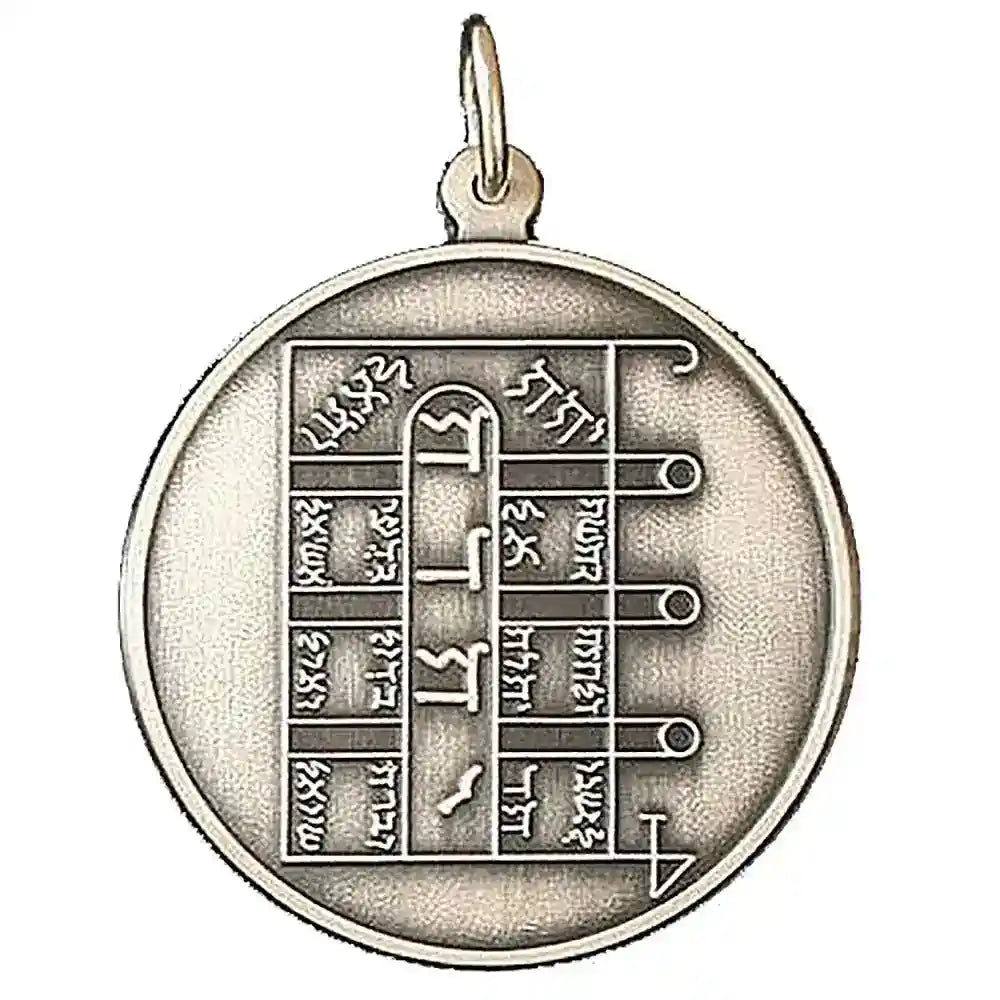 Mondamulett Schmuck Anhänger 925er Silber - Mond - Durchmesser: 30mm