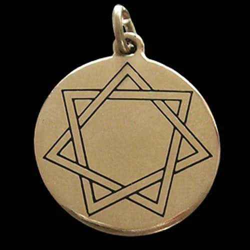 Mystischer Stern Anhänger Schmuck 27x24mm