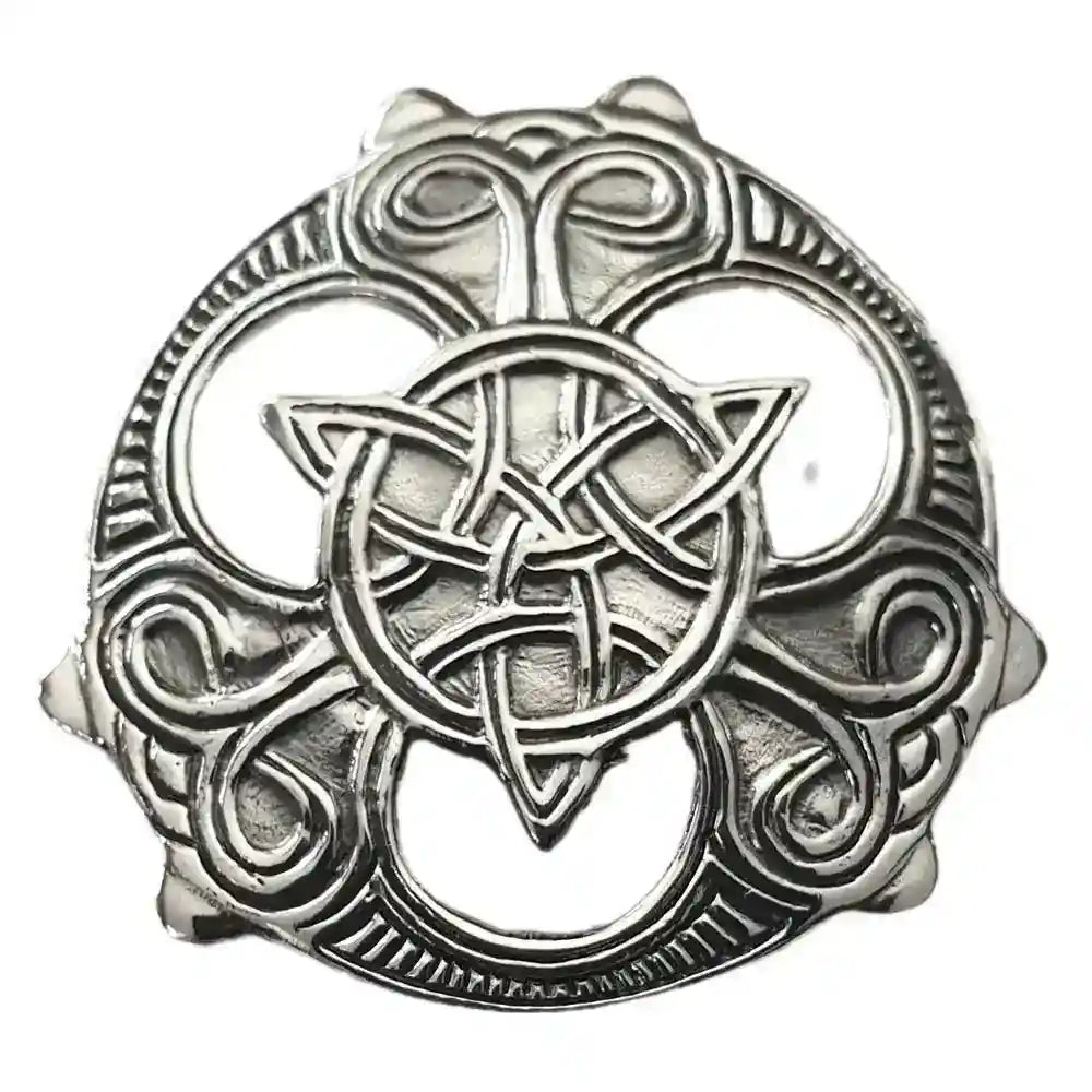 Nordisches Schmuck Anhänger Keltische Triade 925er Silber 40 x 38 mm