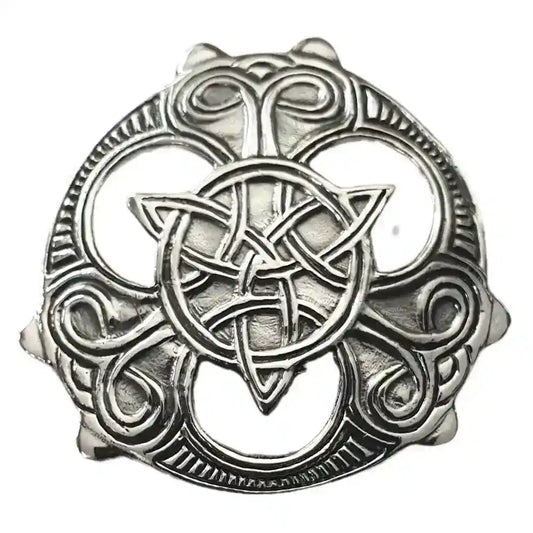 Nordisches Schmuck Anhänger Keltische Triade 925er Silber 40 x 38 mm - Firma Holzenplotz - Silberketten-Goldketten.de 