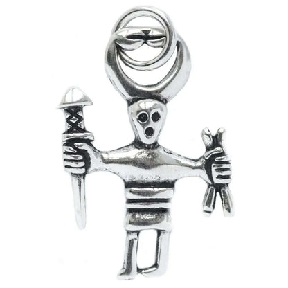 Odin-Amulett Schmuck Anhänger 925er Silber 35x23mm
