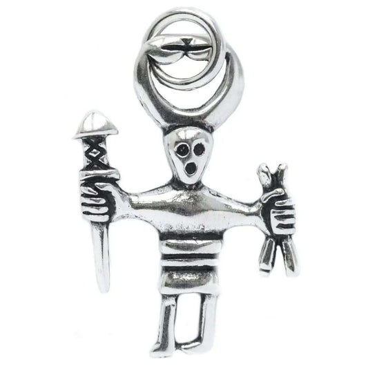 Odin-Amulett Schmuck Anhänger 925er Silber 35x23mm