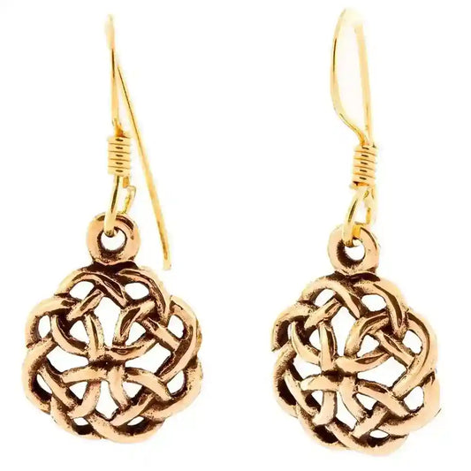 Ohrhänger, Ohrringe Celtic Earth Bronze Schmuck - Firma Holzenplotz - Silberketten-Goldketten.de 