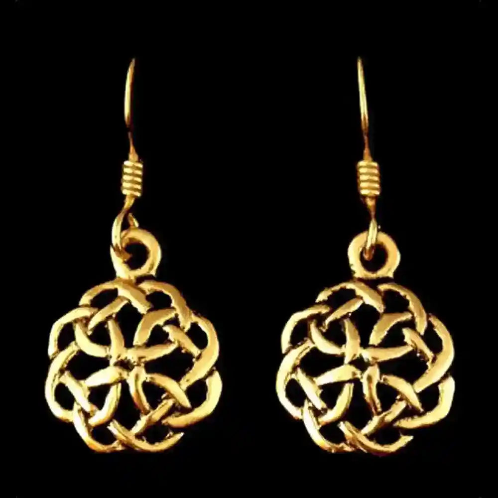 Ohrhänger, Ohrringe Celtic Earth Bronze Schmuck - Firma Holzenplotz - Silberketten-Goldketten.de 