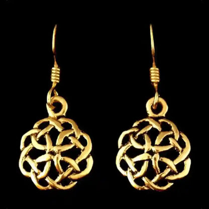 Ohrhänger, Ohrringe Celtic Earth Bronze Schmuck - Firma Holzenplotz - Silberketten-Goldketten.de 