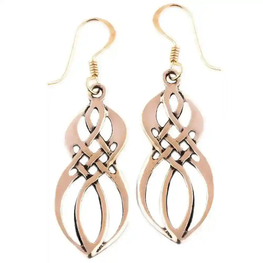 Ohrhänger, Ohrringe Celtic Harmony Bronze Schmuck - Firma Holzenplotz - Silberketten-Goldketten.de 