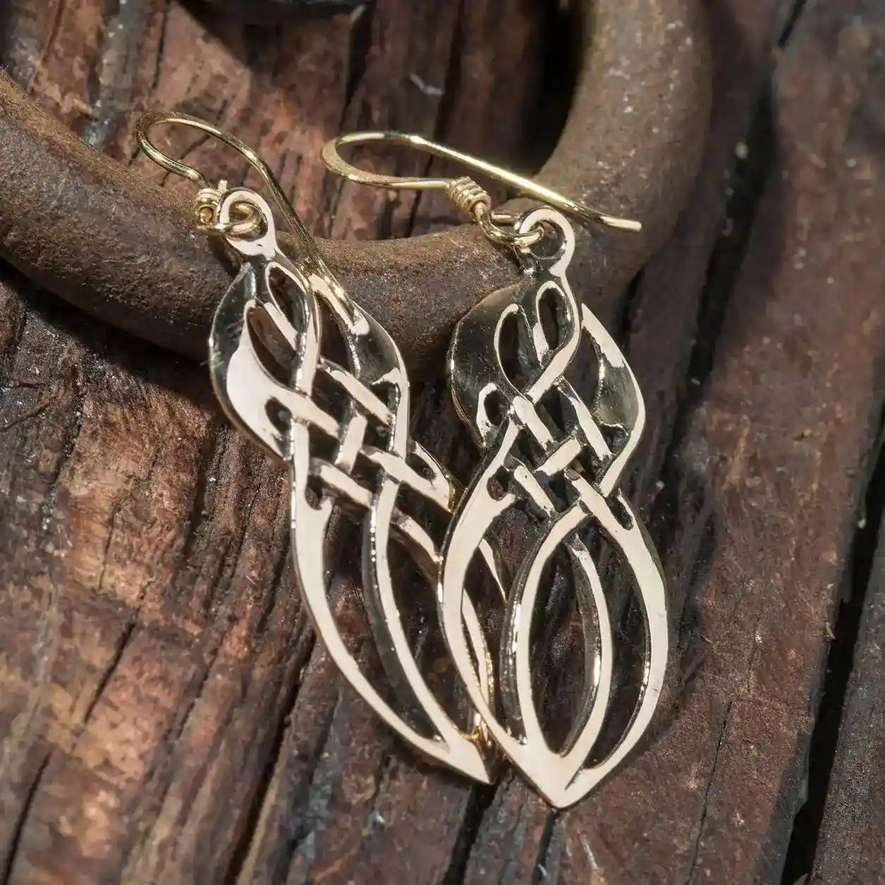 Ohrhänger, Ohrringe Celtic Harmony Bronze Schmuck - Firma Holzenplotz - Silberketten-Goldketten.de 