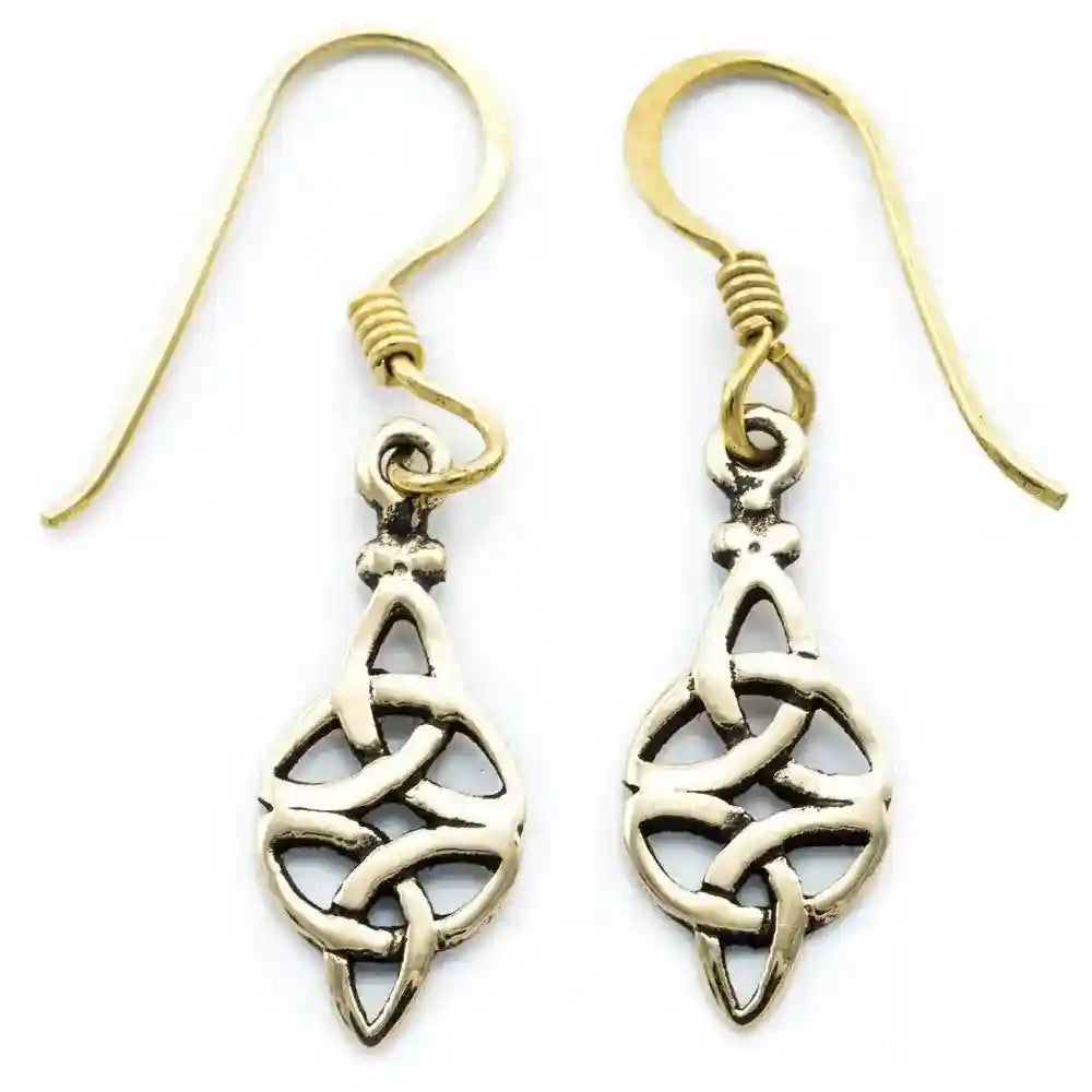Ohrhänger, Ohrringe Keltische Polaritäten Bronze Schmuck - Firma Holzenplotz - Silberketten-Goldketten.de 