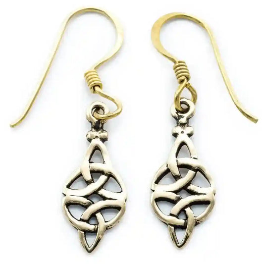 Ohrhänger, Ohrringe Keltische Polaritäten Bronze Schmuck - Firma Holzenplotz - Silberketten-Goldketten.de 