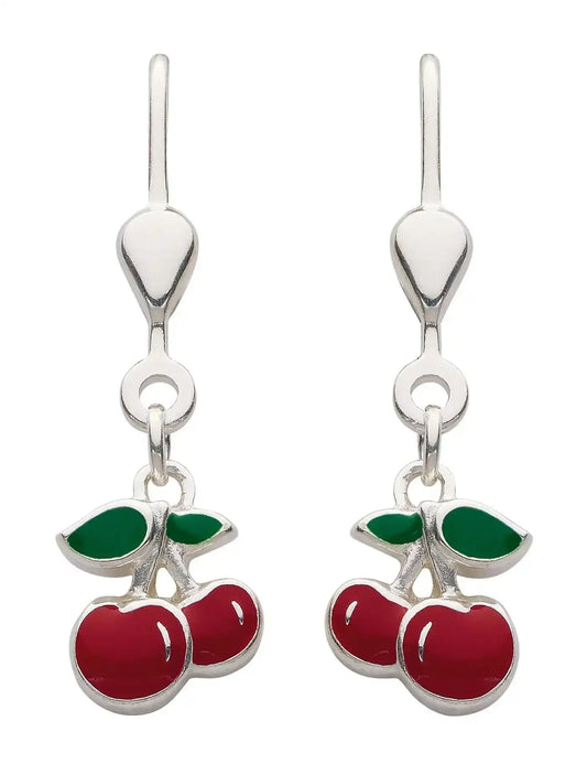 Ohrhänger, Ohrringe mit Brisur Kirsche 925 Sterling Silber - Firma Holzenplotz - Silberketten - Goldketten.de