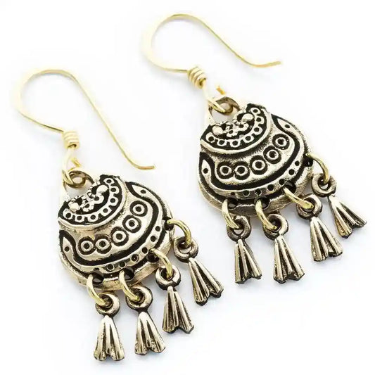 Ohrhänger, Ohrringe Viking Bronze Schmuck - Firma Holzenplotz - Silberketten-Goldketten.de 